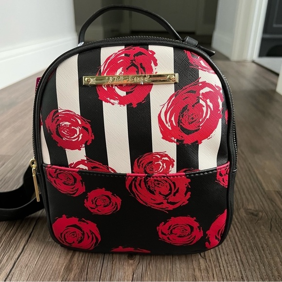 betsey johnson mini backpack floral Floral Backpack Betsey Johnson Small Backpacks Betsey Johnson Mini Backpacks  Bag Betsey Johnson Rainbow Backpack Betsey